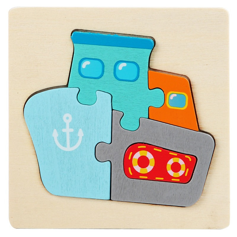 Wooden Toddler Puzzles for Hands-On Early Learning