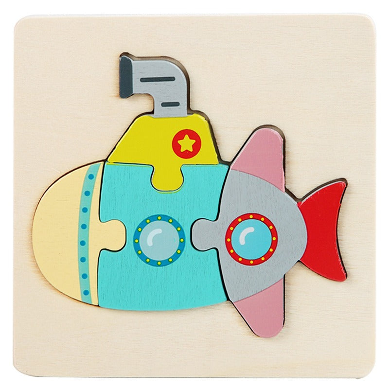 Wooden Toddler Puzzles for Hands-On Early Learning