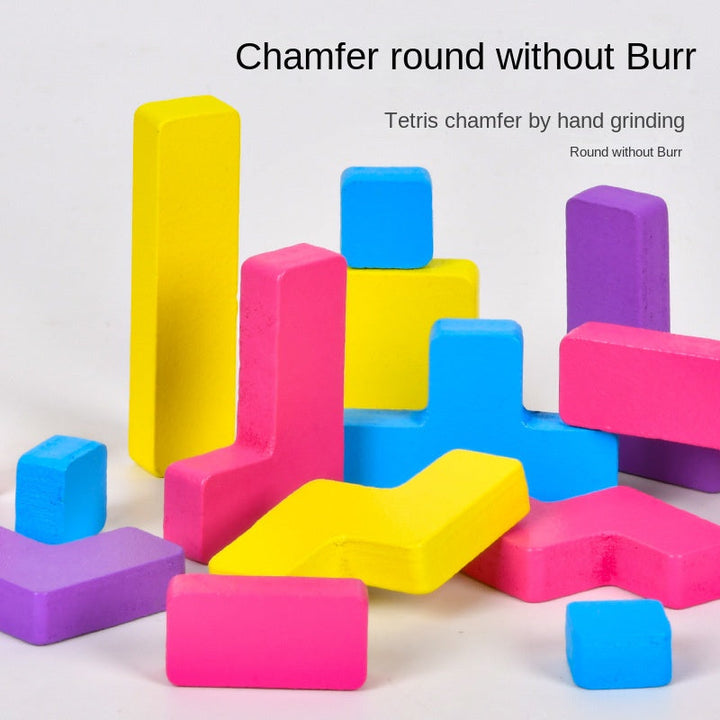 Wooden Heart Puzzle Toy for Spatial Thinking Skills