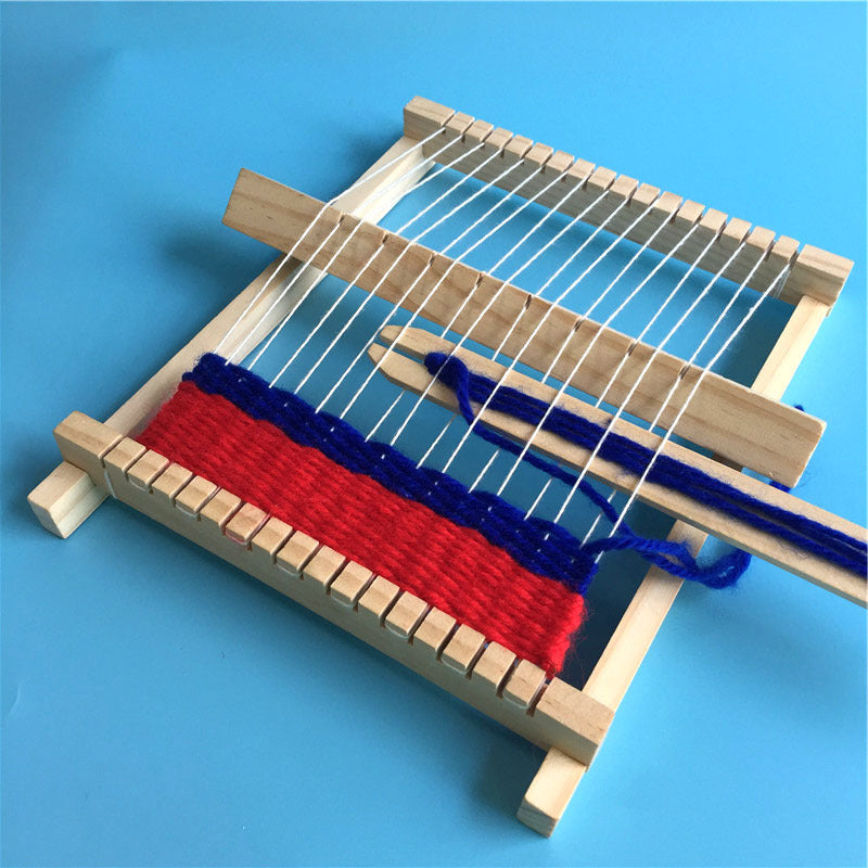 Wooden Weaving Loom Kit for Screen-Free Creativity