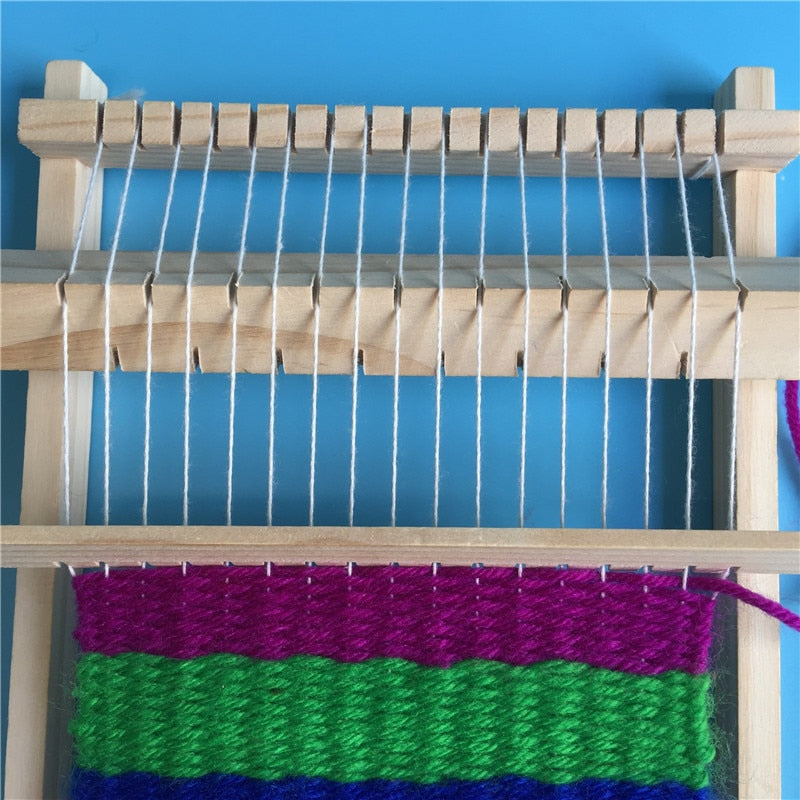 Wooden Weaving Loom Kit for Screen-Free Creativity