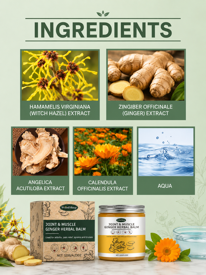 Ginger Joint Care Cream — Natural Relief for Aching Knees