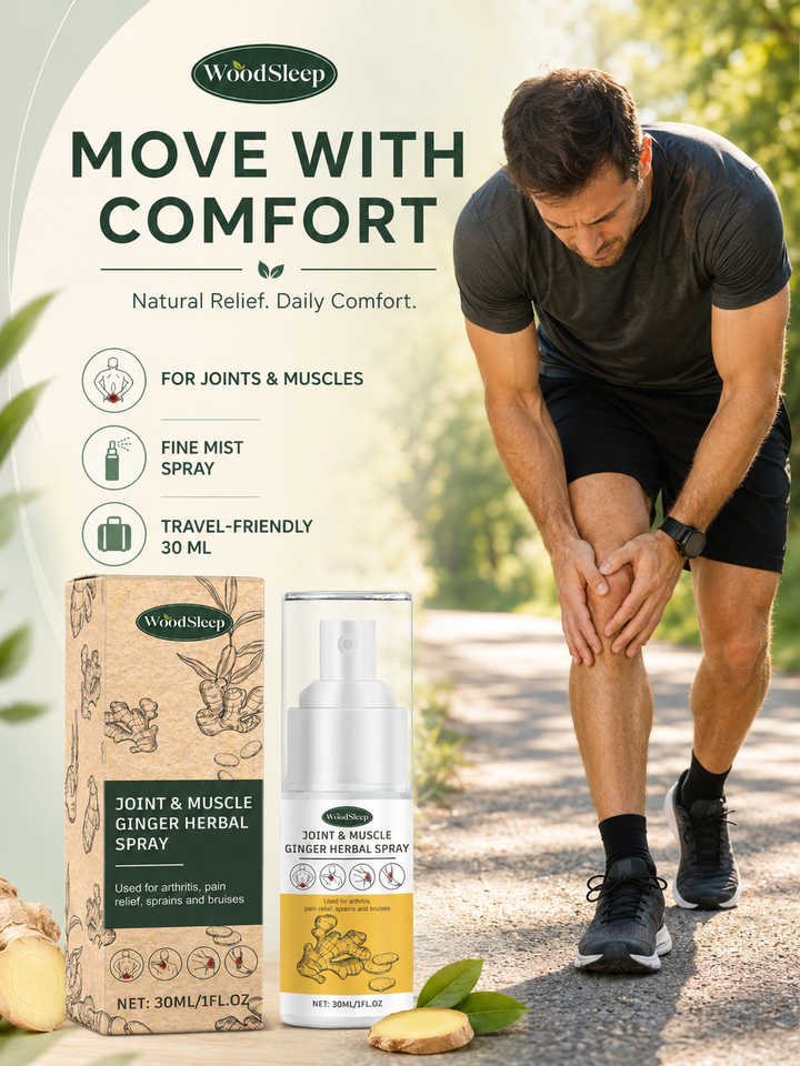 Ginger Joint Pain Relief Spray — Fast-Acting Herbal Mist