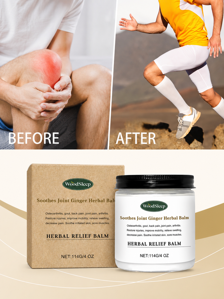 Herbal Joint Relief Balm — Soothing Ginger Cream for Pain