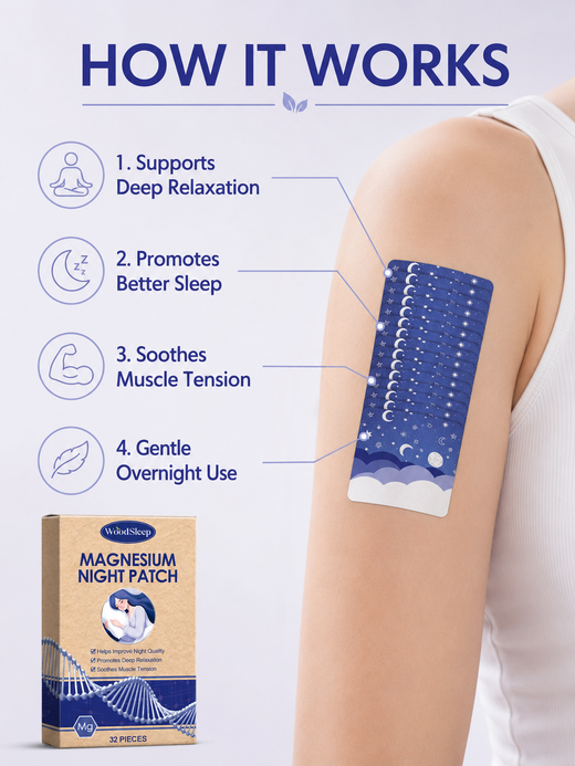 Magnesium Sleep Patch — Deep Rest Without Pills
