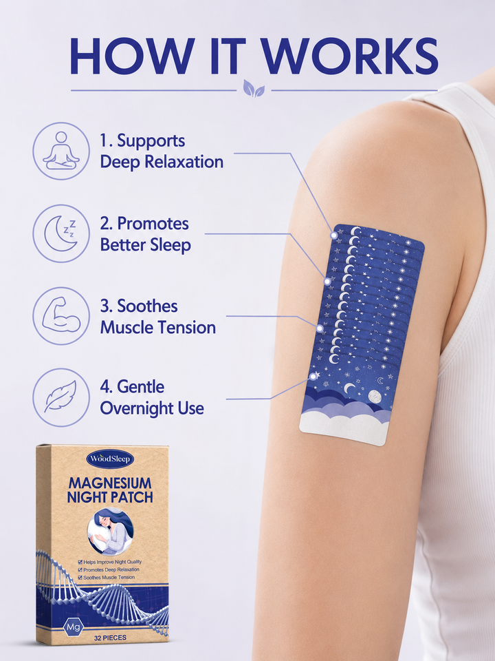 Magnesium Sleep Patch — Deep Rest Without Pills