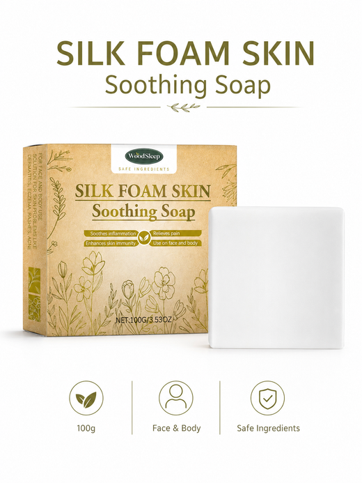 Moisturising Soap Bar for Sensitive Skin — Silk, Aloe & Oat