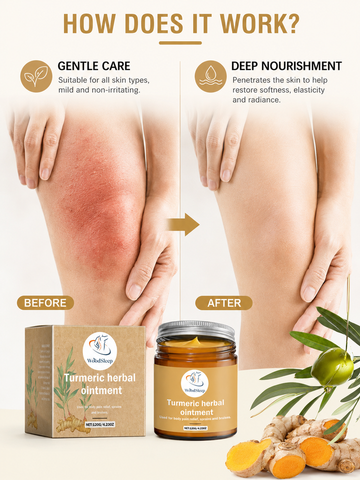 Turmeric Herbal Pain Relief Cream — Joint & Muscle Care