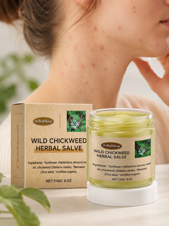 Wild Chickweed Herbal Salve — Organic Skin Relief Balm
