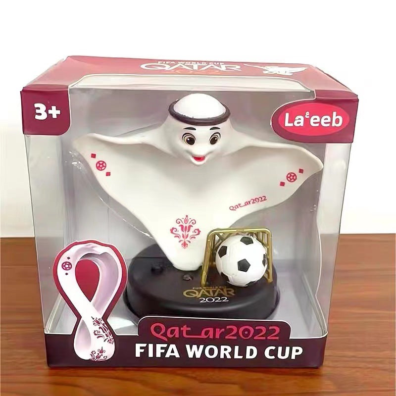 World Cup La'eeb Mascot Souvenir Display Gift Decor