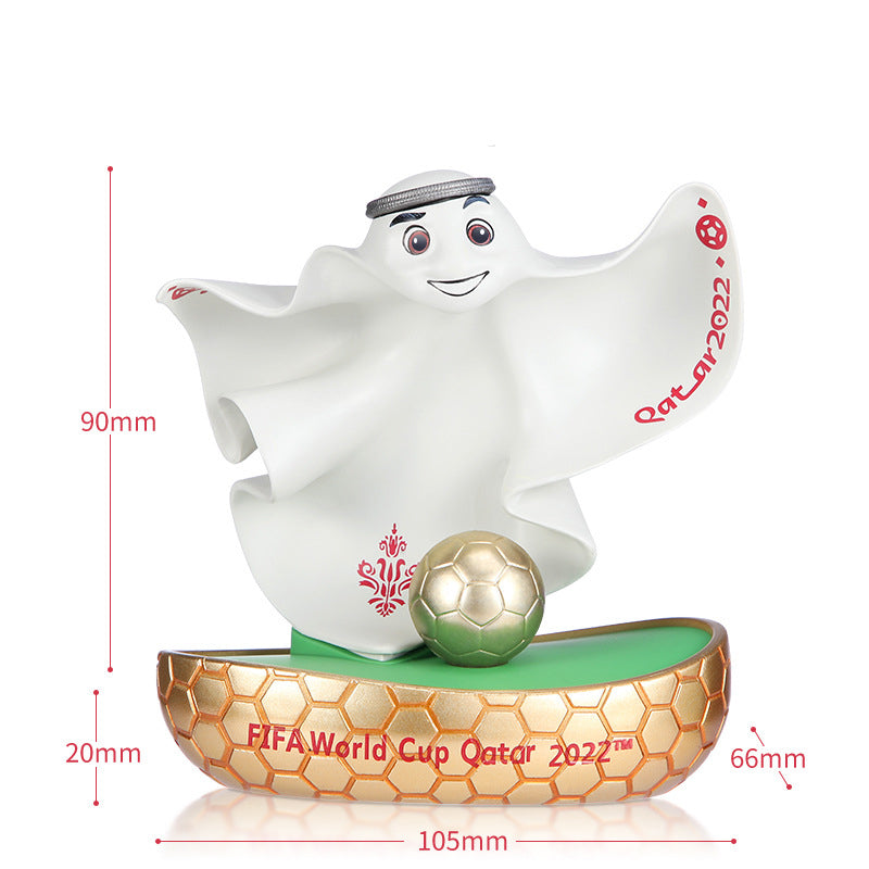 World Cup La'eeb Mascot Souvenir Display Gift Decor