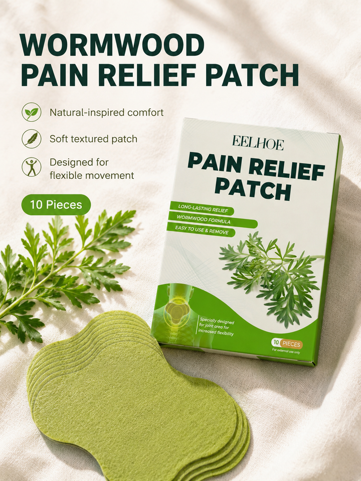 Wormwood Pain Relief Patches – Targeted Joint & Muscle