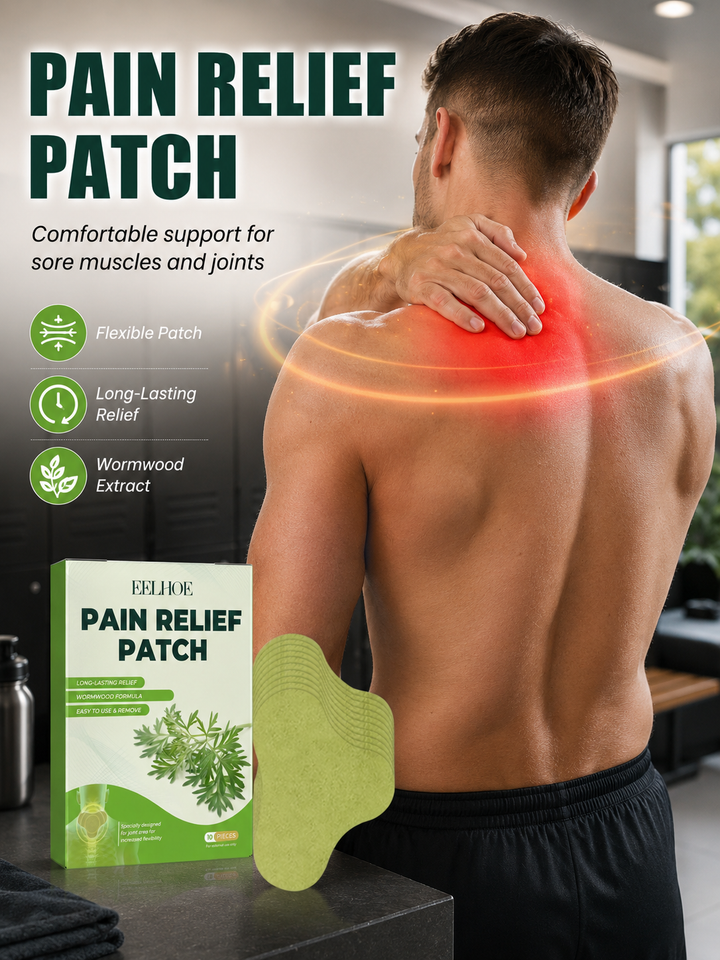 Wormwood Pain Relief Patches – Targeted Joint & Muscle