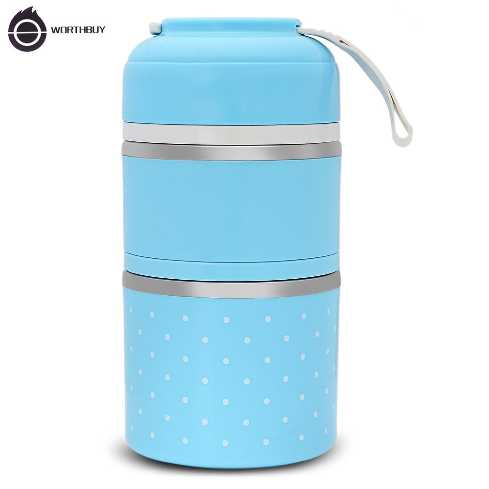 Leak-Proof Stackable Stainless Steel Lunch Box for Work