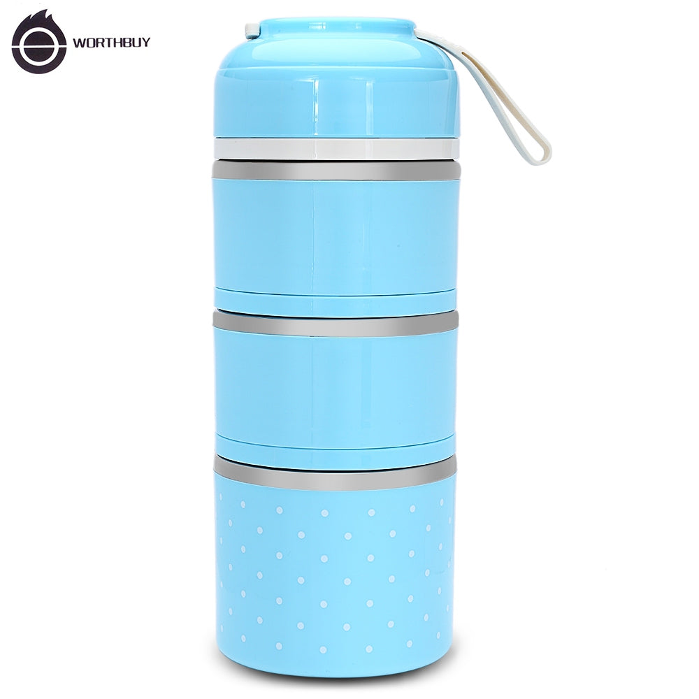 Leak-Proof Stackable Stainless Steel Lunch Box for Work