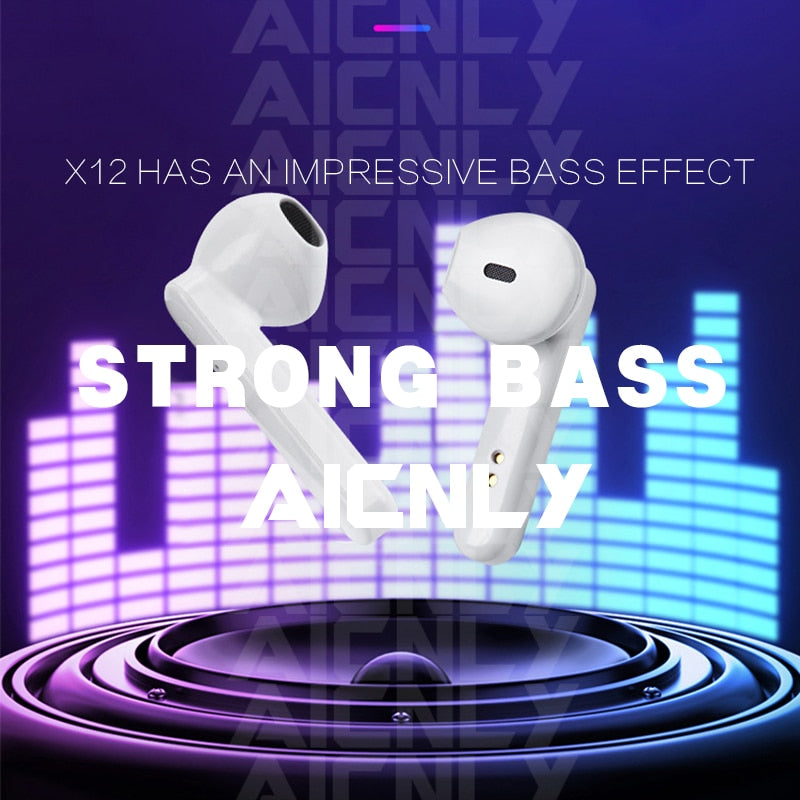 Wireless Sport Earbuds: Strong Bass, Sweat-Proof IPX5