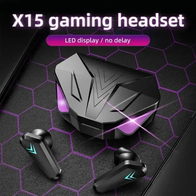 Low-Latency Wireless Gaming Earbuds with Charging Case