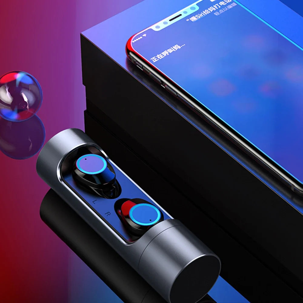 Bluetooth Wireless Earbuds, Touch Control, 32H Play