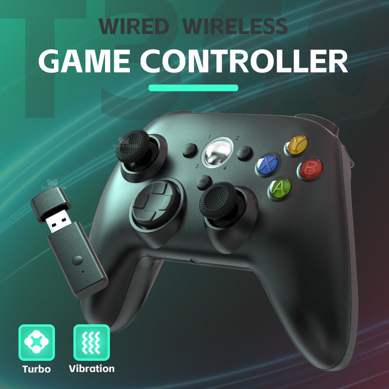 Xbox 360 Controller with Turbo Fire, Wireless or Wired