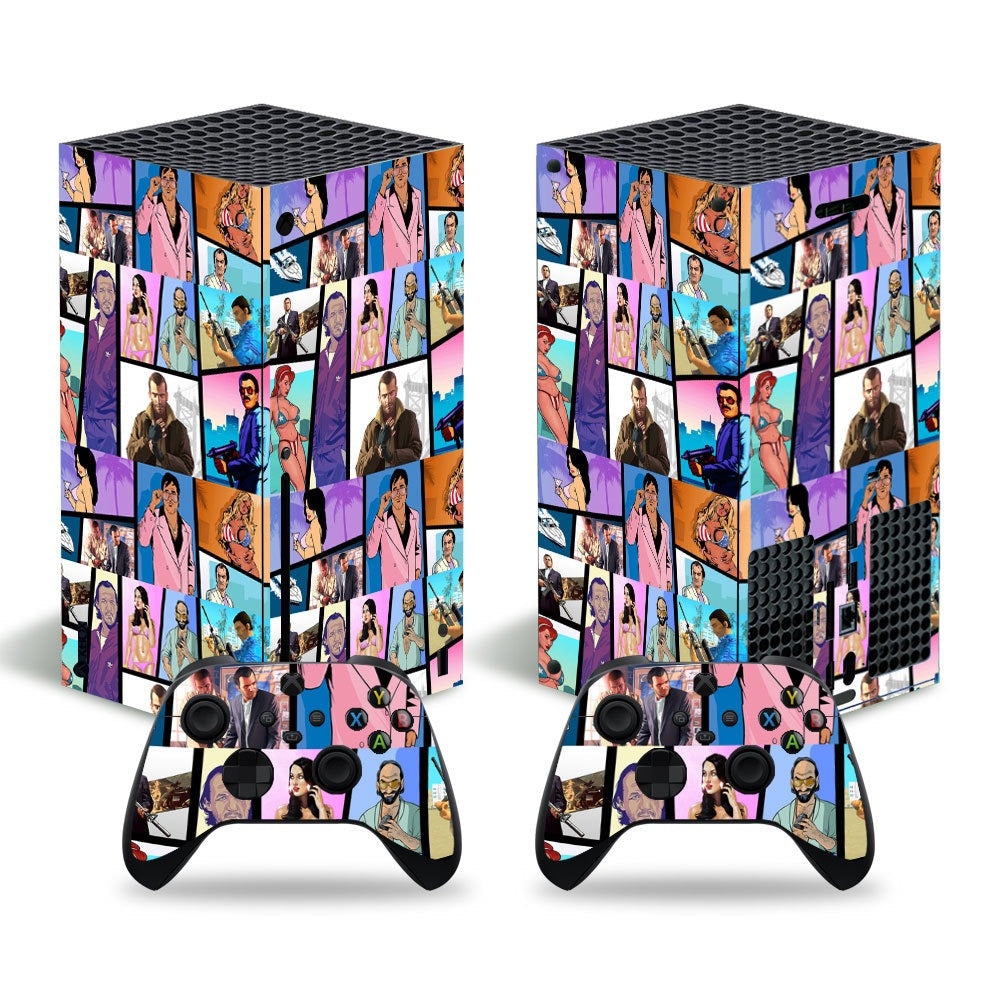 Xbox Series X Console Skin with Matching Controller Skins