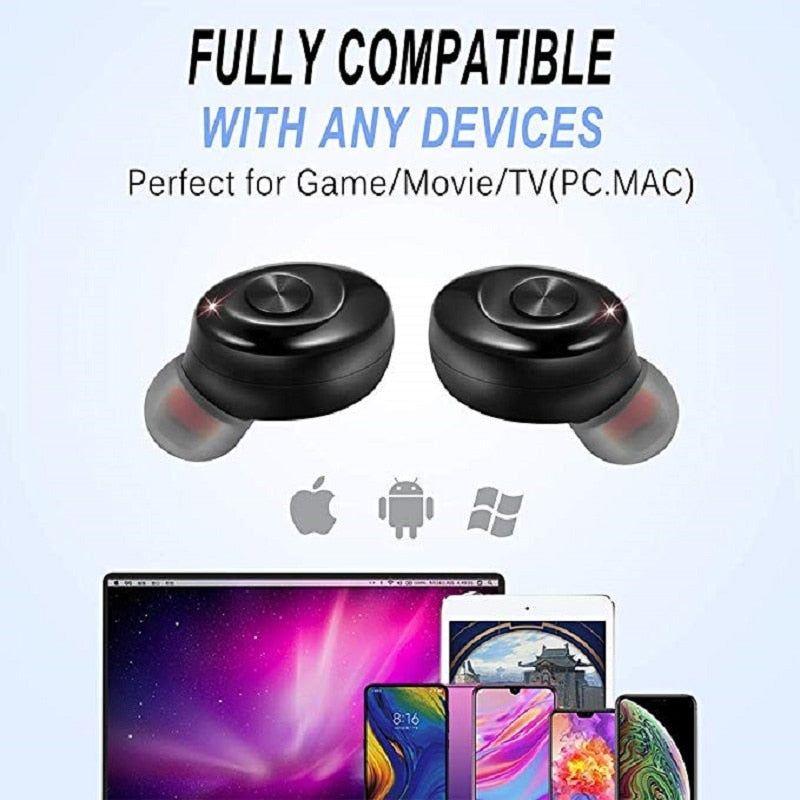 Wireless Earbuds with Charging Case, IPX5 Waterproof