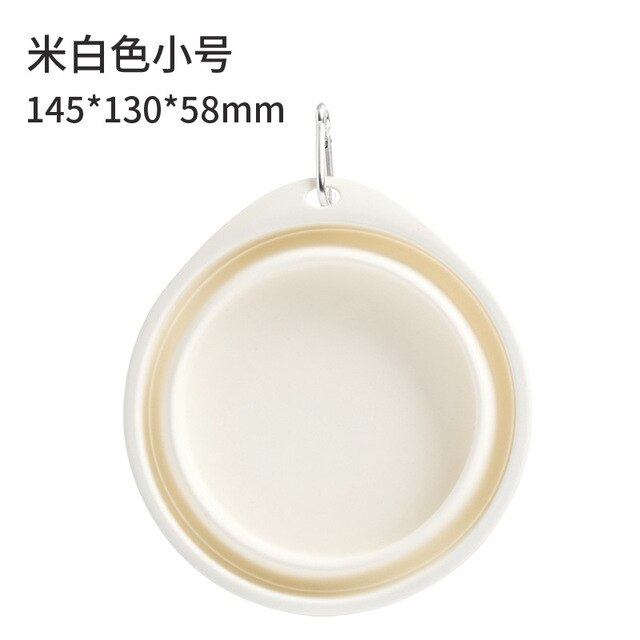 Foldable Silicone Pet Bowl for Travel & Hiking