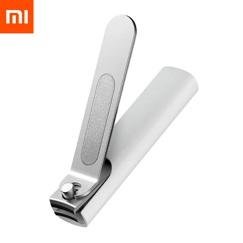 Stainless Steel Nail Clippers With Splash Guard & File