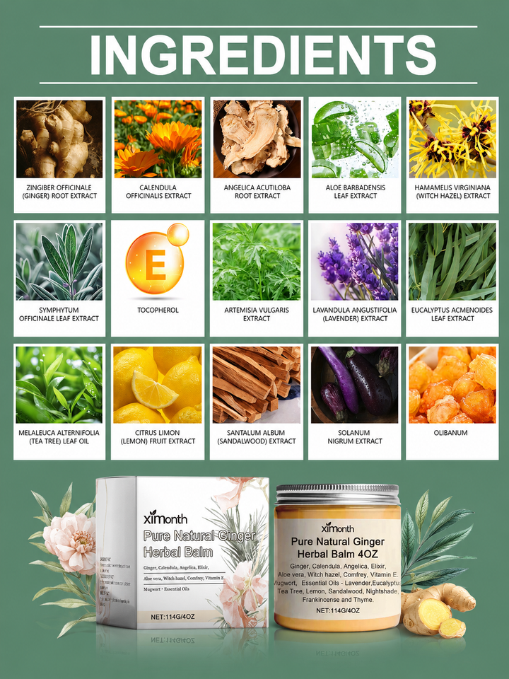 Ginger Massage Cream — Warming Relief for Joints & Body