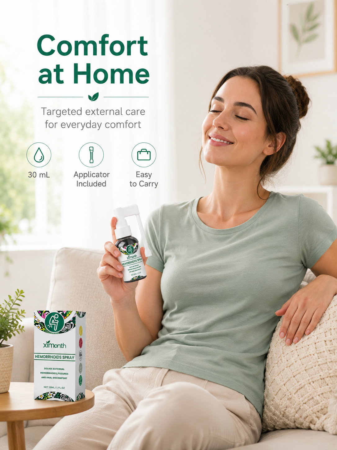 Herbal Perianal Spray — Soothing Relief & Repair | Ximonth