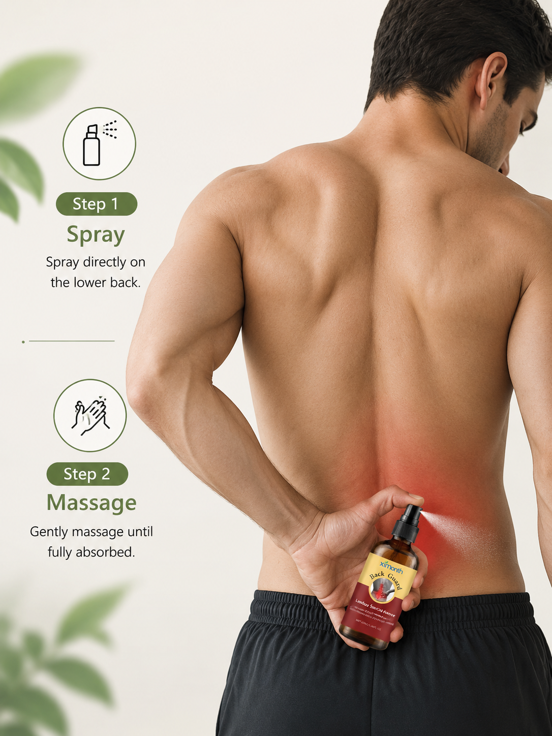 Lumbar Pain Relief Serum — 100% Natural Daily Spray