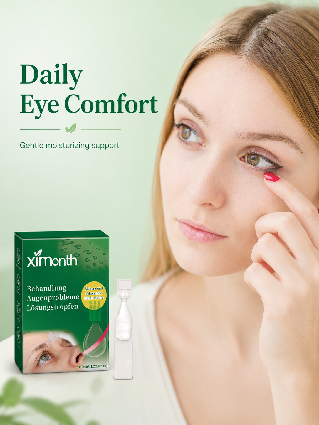 Moisturizing Eye Drops — Sterile Single-Dose Vials for Dry Eyes