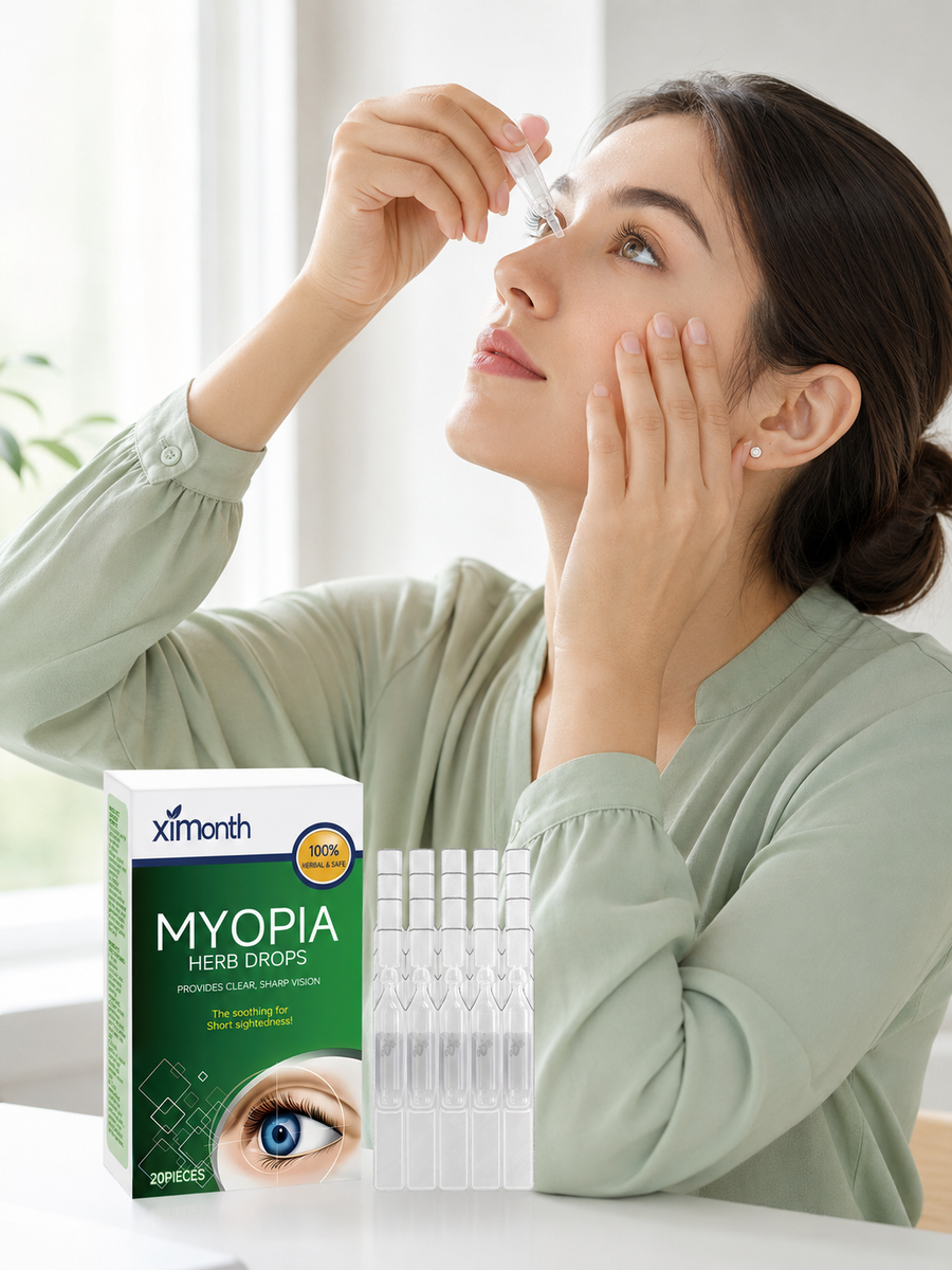 Herbal Eye Drops for Myopia Relief — 20 Single-Dose Vials
