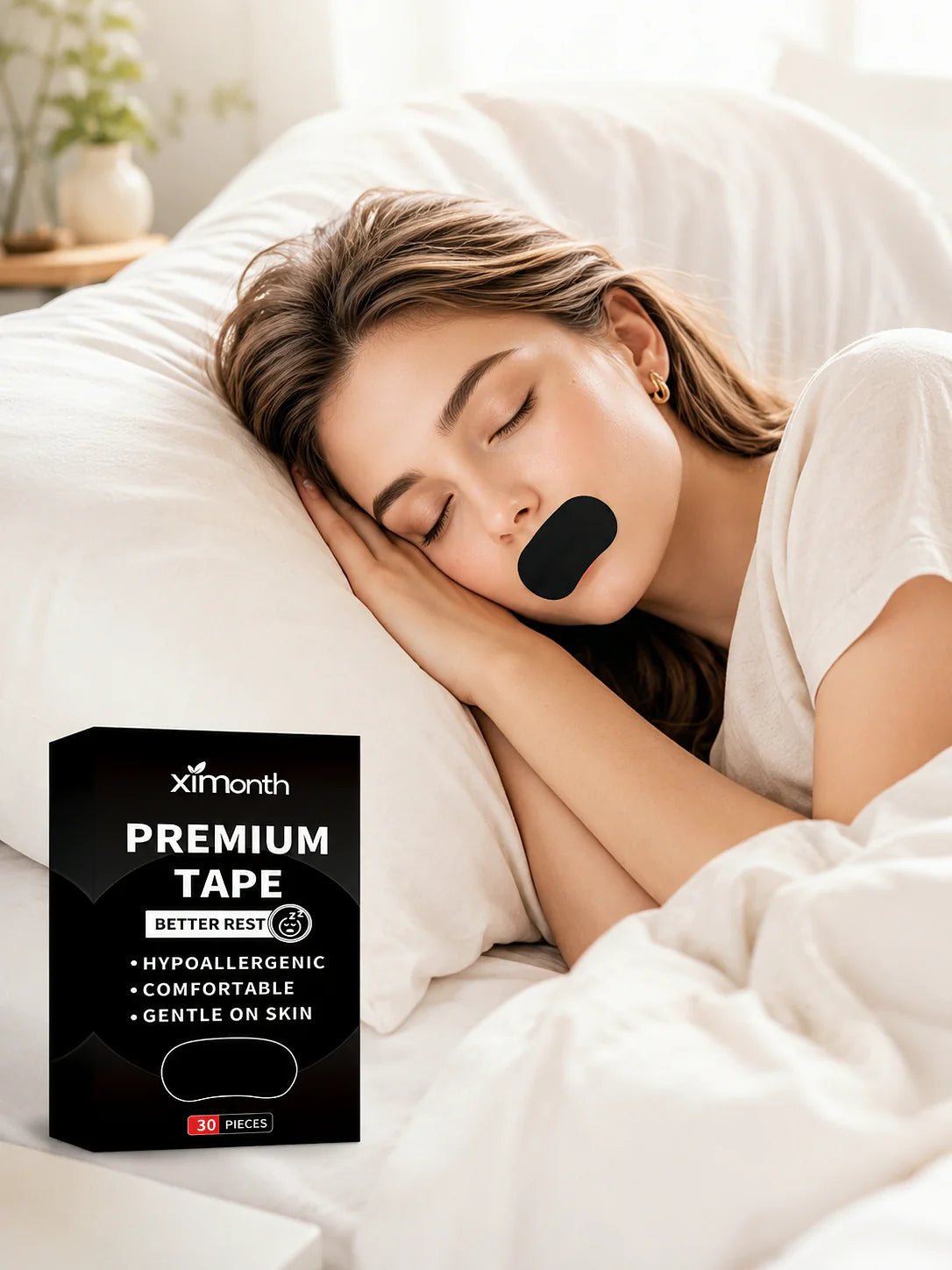 Sleep Mouth Patch — Reduce Snoring & Dry Mouth Nightly