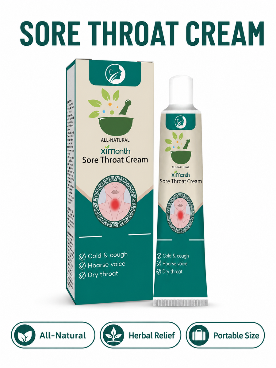 Sore Throat Cream - Natural Relief for Dry, Itchy Throat