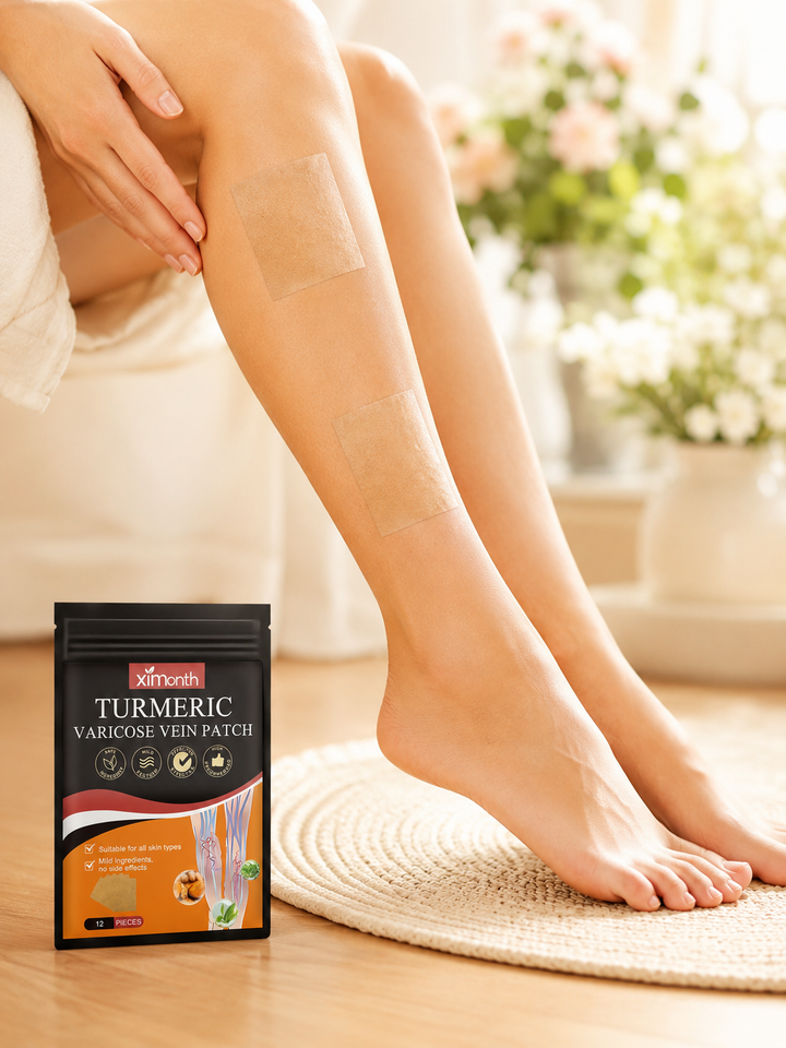 Turmeric Varicose Vein Patches — 12 Leg Care Patches