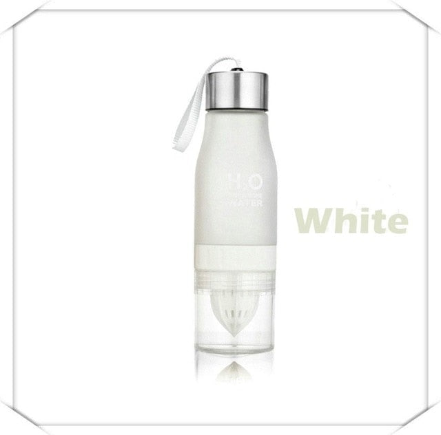 Fruit Infuser Water Bottle 650ml with Citrus Juicer