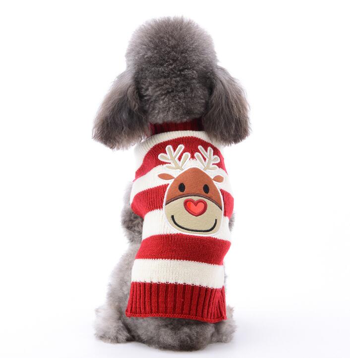 Christmas Dog Sweater – Cozy Reindeer Knit Outfit