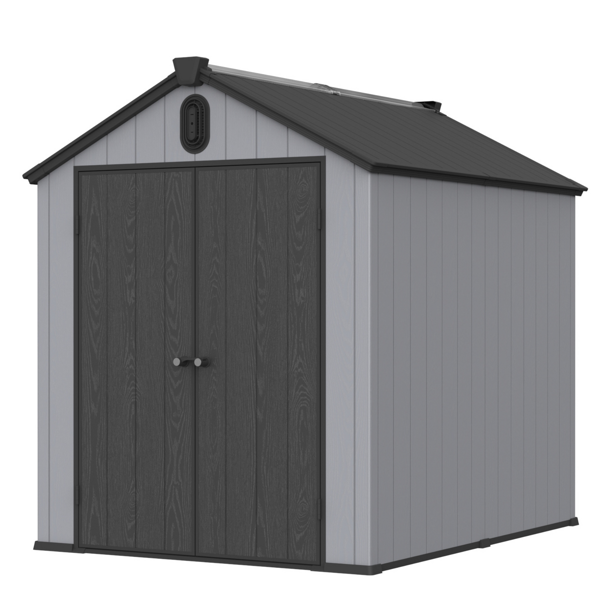6x8 ft Plastic Storage Shed for Garden Tools & Mowers