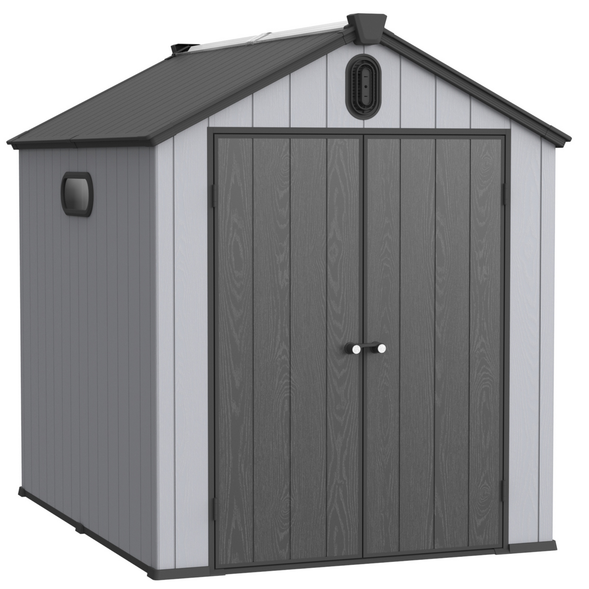 6x8 ft Plastic Storage Shed for Garden Tools & Mowers