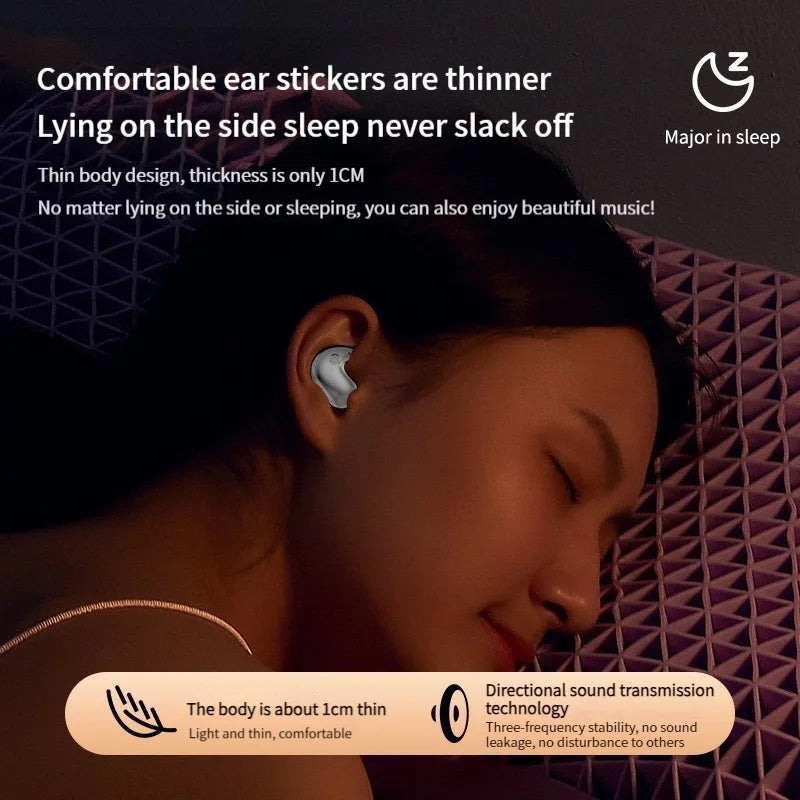 Ultra-Thin Wireless Sleep Earbuds for Side Sleepers
