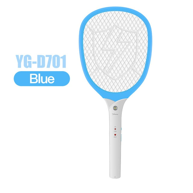 Rechargeable Electric Fly Swatter with 2200V Mesh Grid