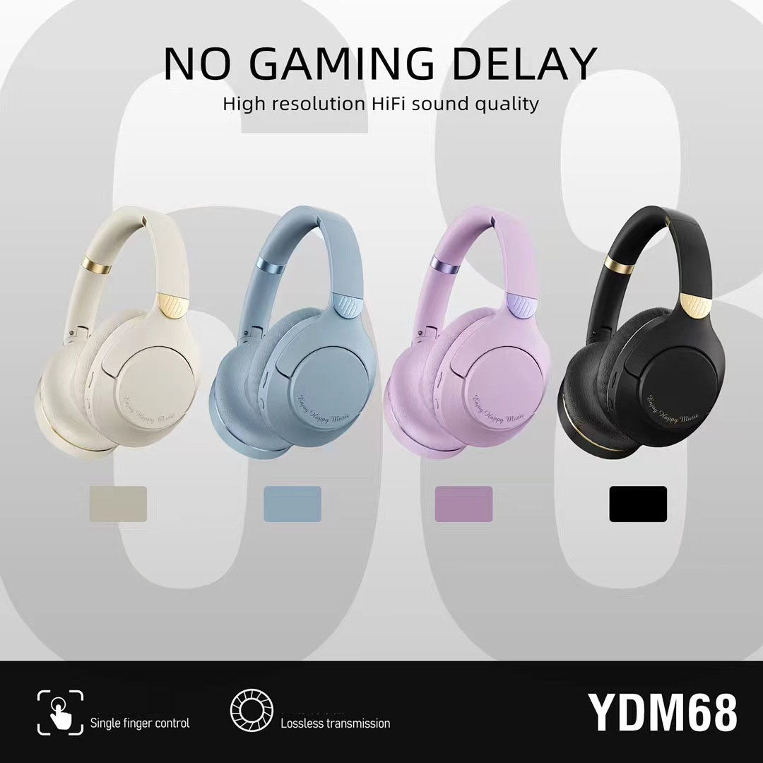 Wireless Gaming Headset with Low-Latency HiFi Sound