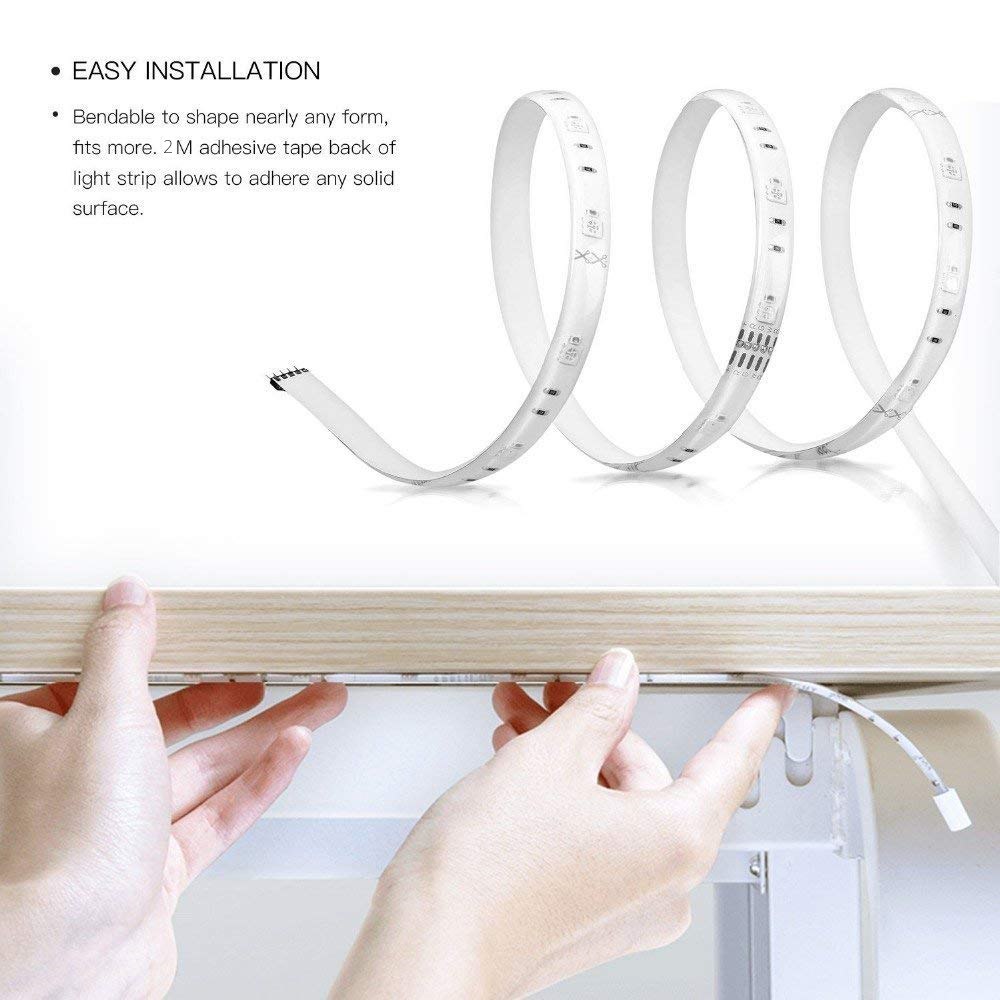 Smart RGB LED Light Strip for Alexa and Google Home