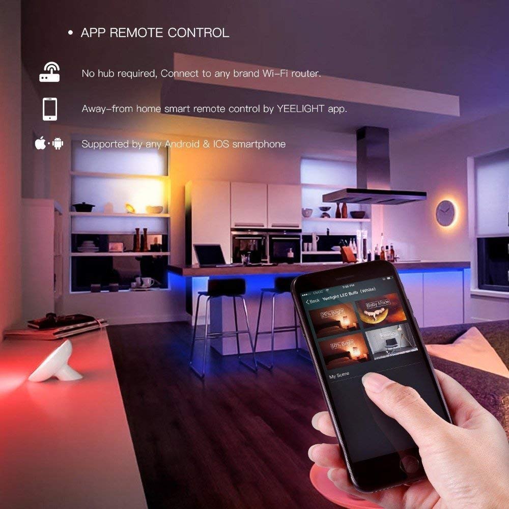 Smart RGB LED Light Strip for Alexa and Google Home