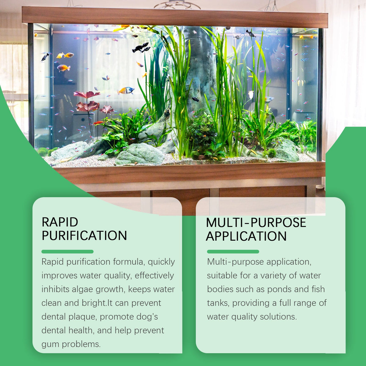 Aquarium Algae Clarifier for Clearer Fish Tank Water