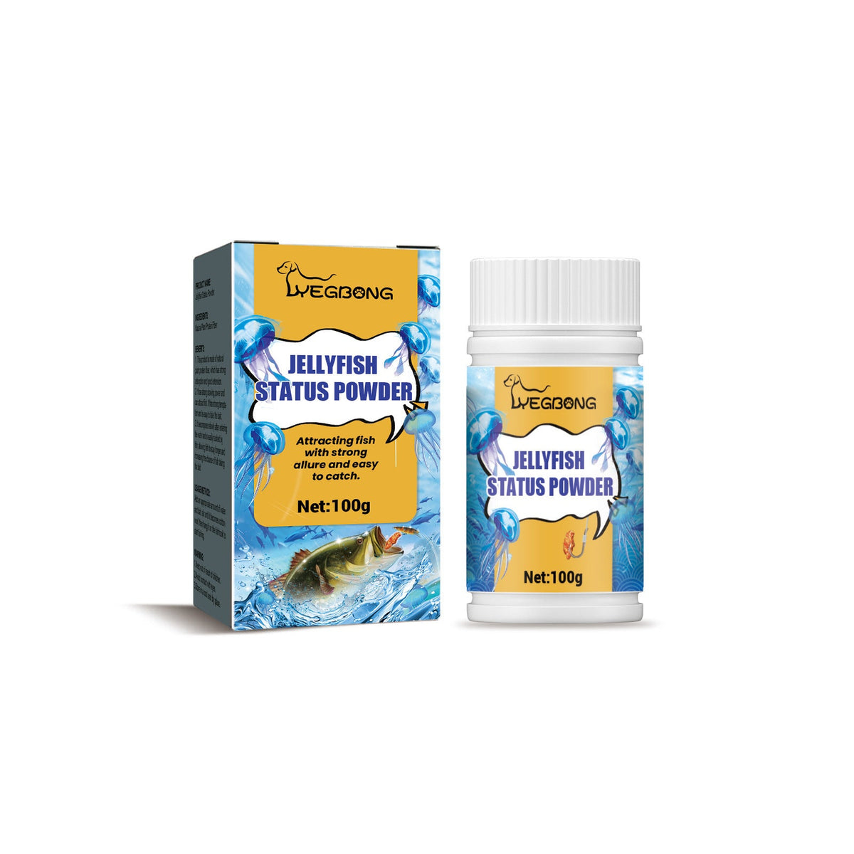 Fishing Bait Attractant Powder for Stronger Fish Bites