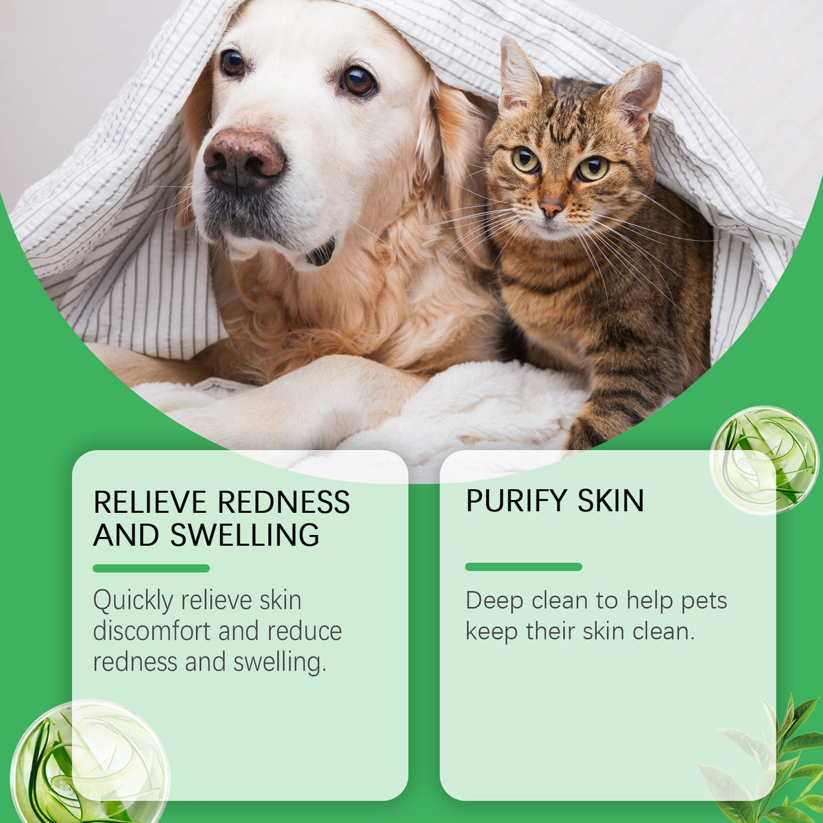 Pet Skin Care Cream for Redness, Bumps and Irritation