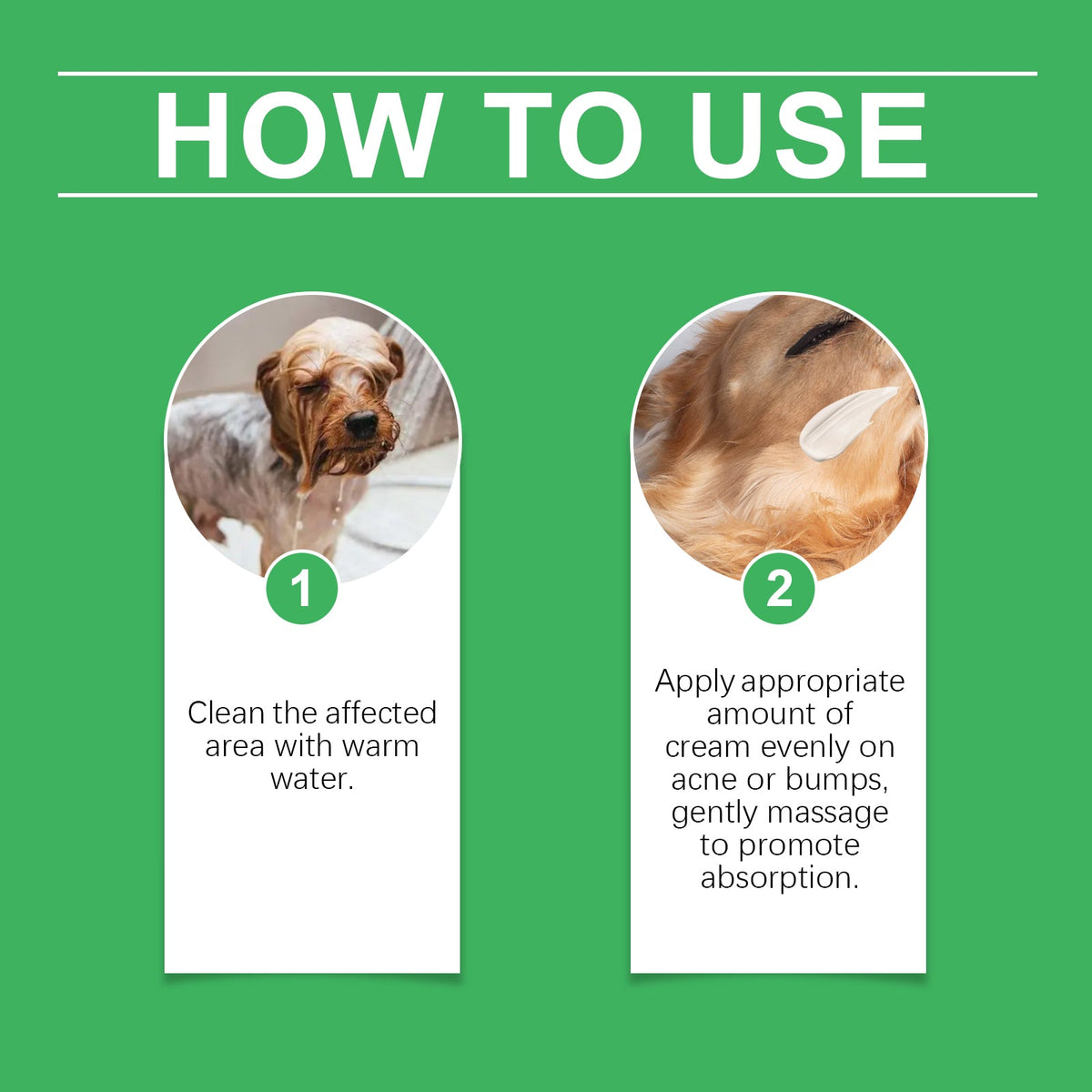 Pet Skin Care Cream for Redness, Bumps and Irritation