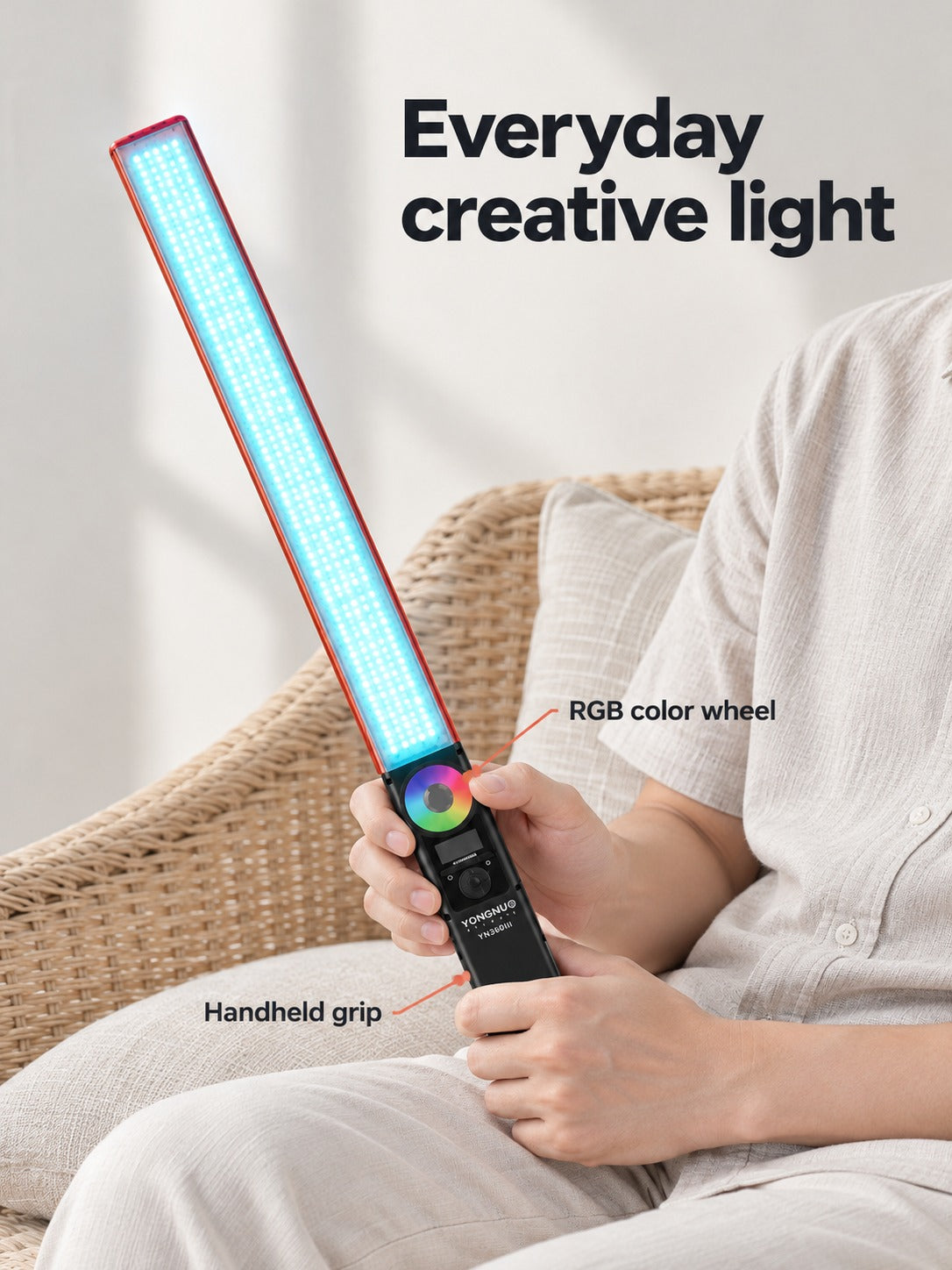 RGB Handheld LED Light Stick with Ten Creative Modes