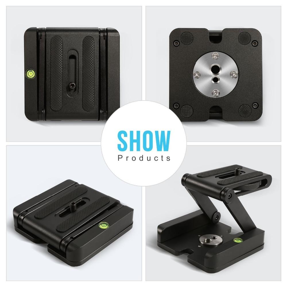 Z Tilt Tripod Head: Multi-Angle Folding Camera Mount